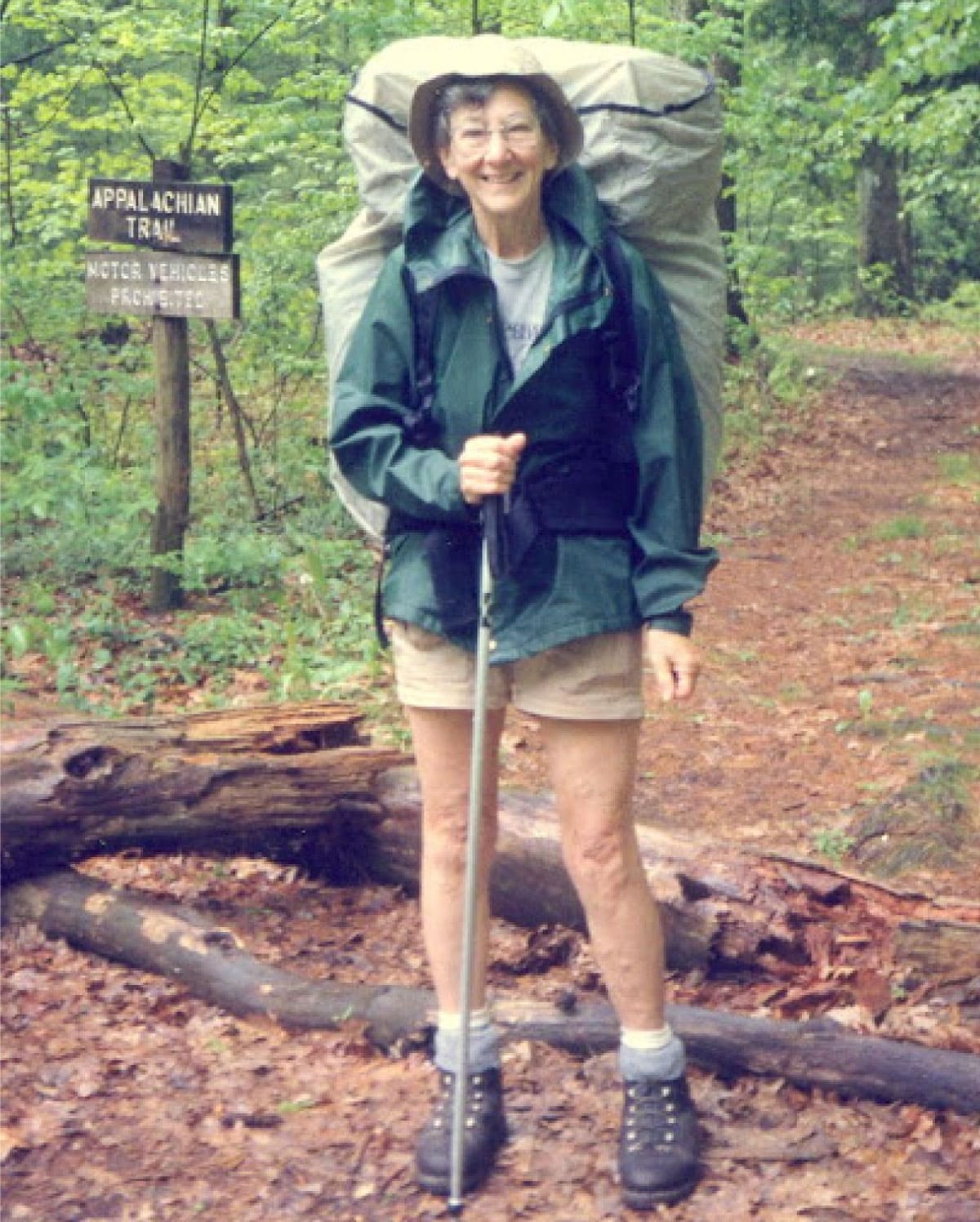 Kay on the trail