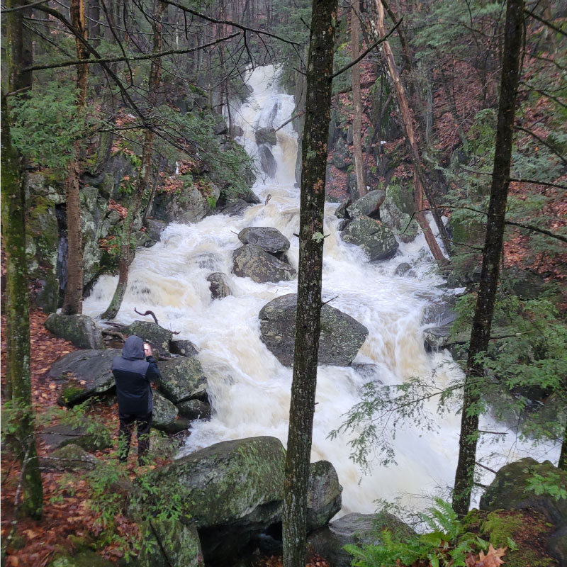 Sanderson Brook waterfall