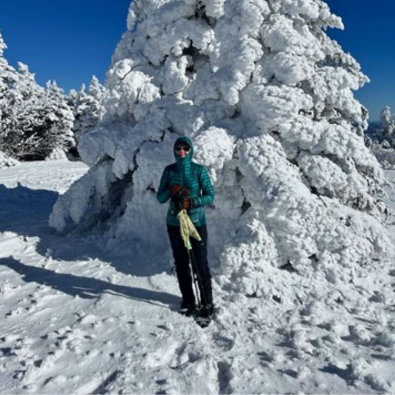 Winter hiker