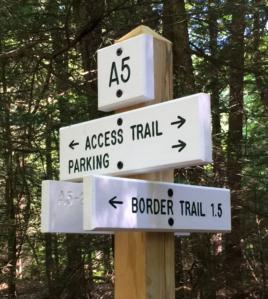 Trail sign