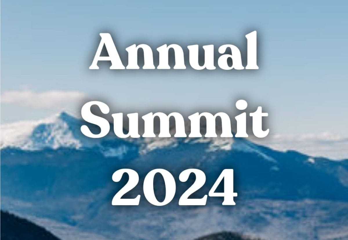 Cover page for Annual Summit brochure