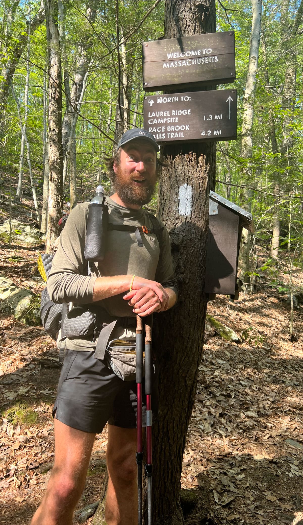 Matt Hart on the trail