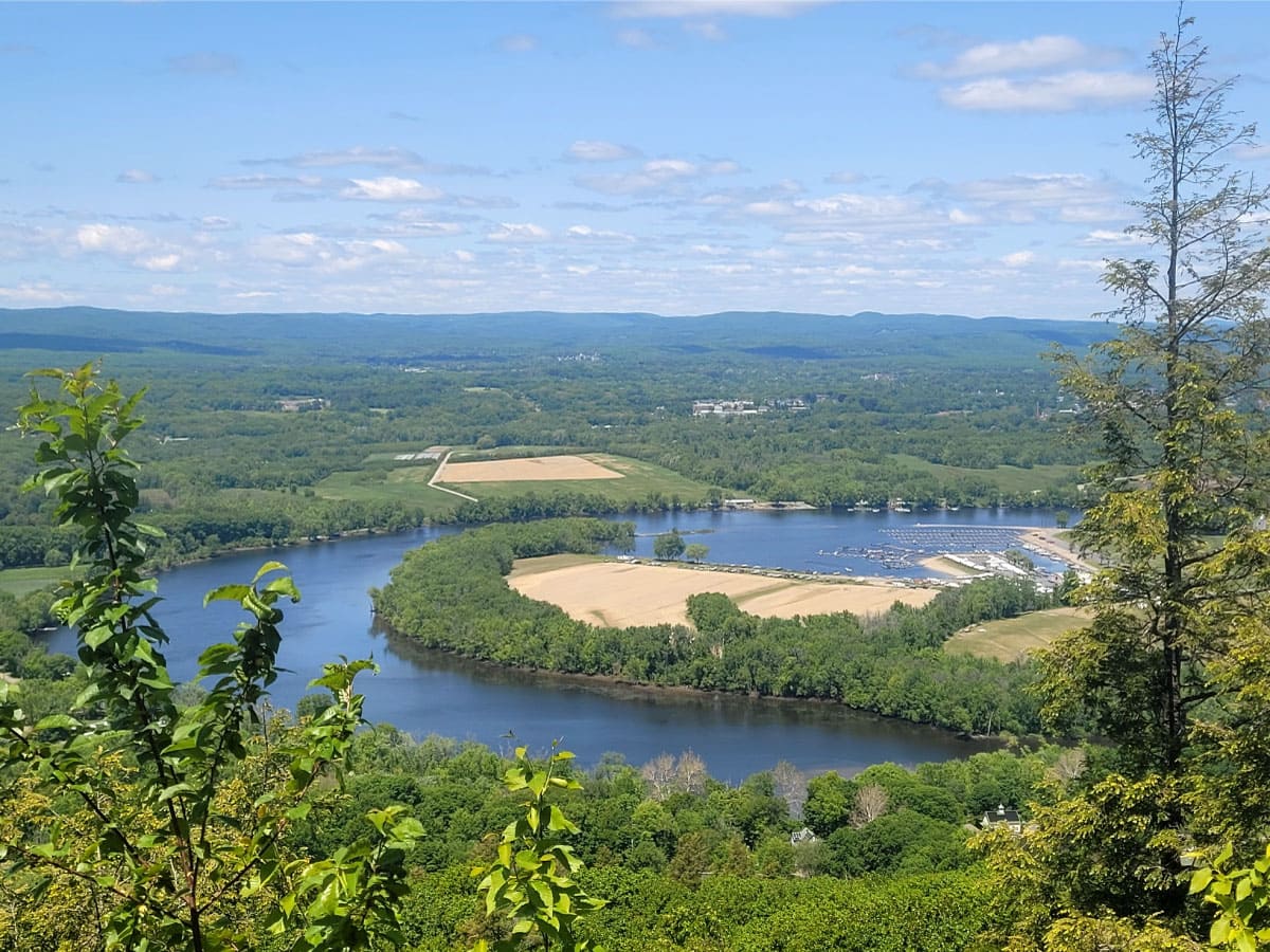 View from Mt Tom