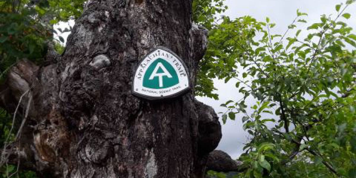 A.T. trail sign