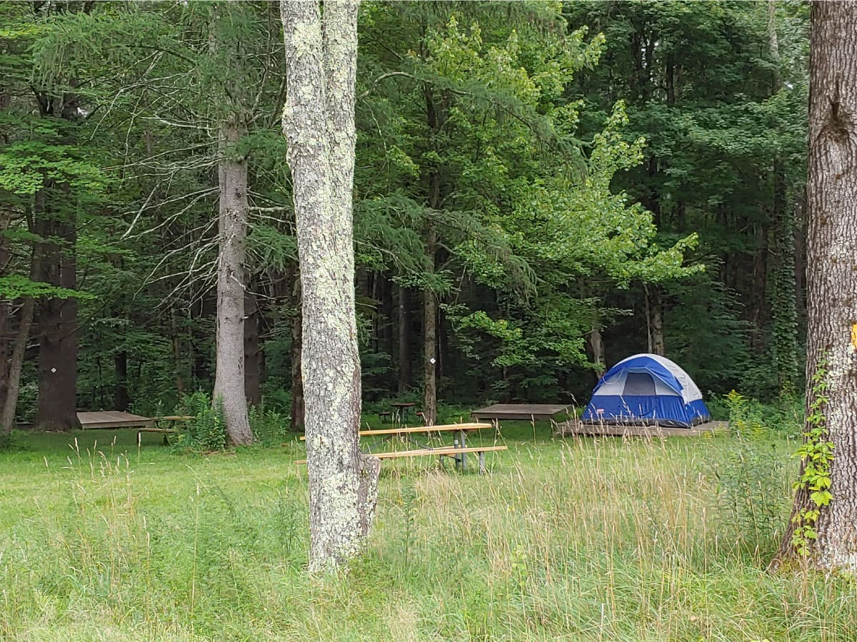 Tenting area