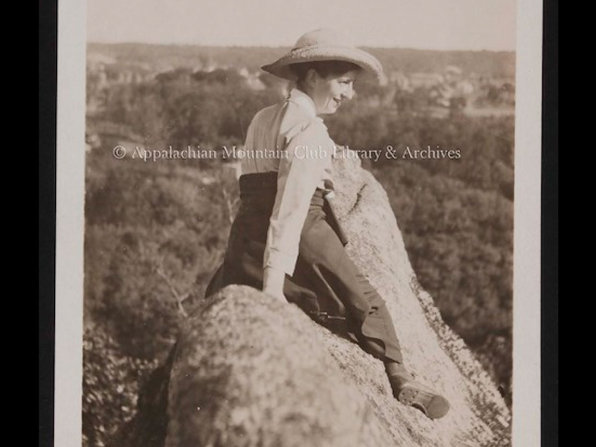 Agnes Dodge on Ship Rock