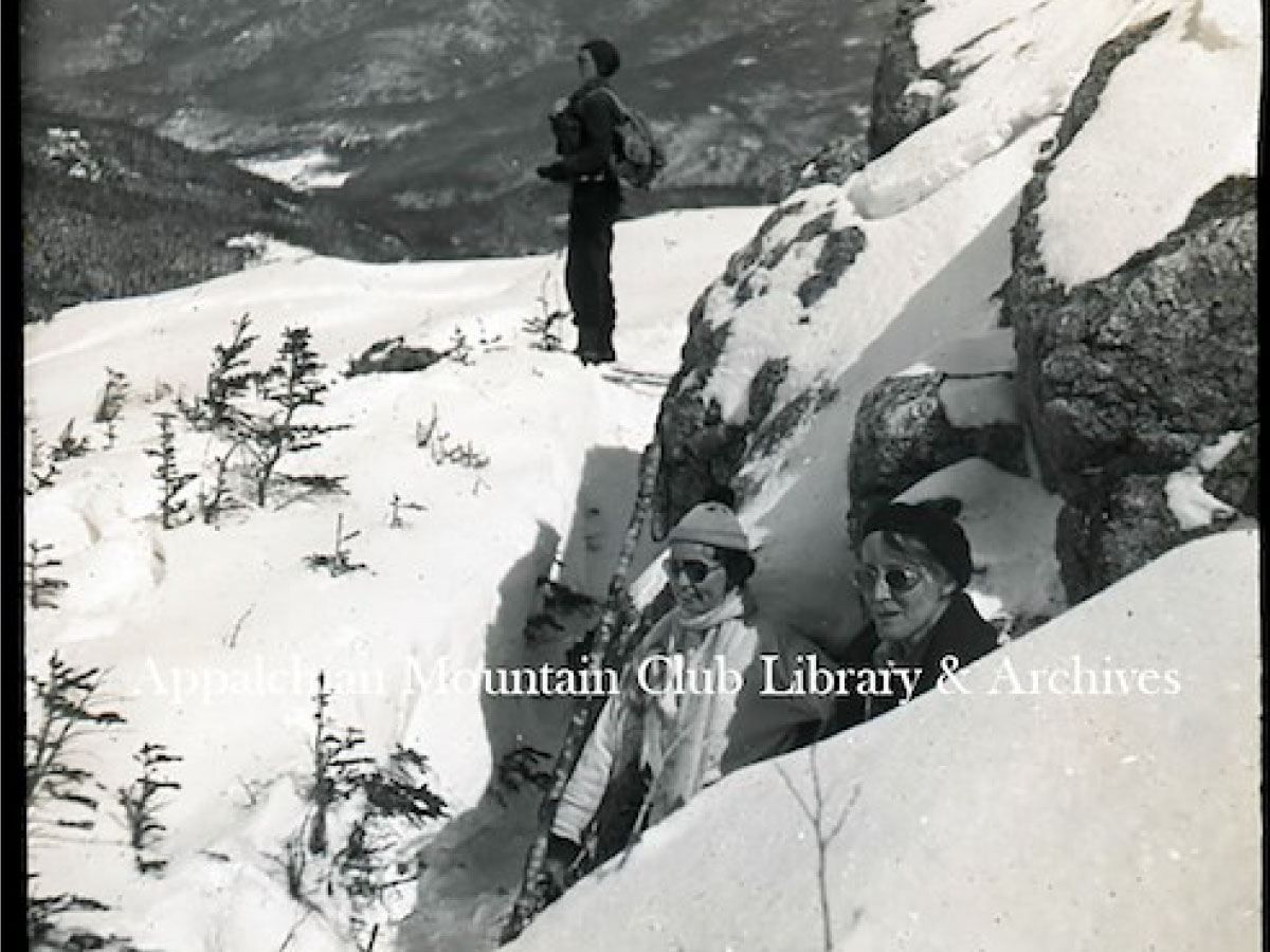 Three snowshoers