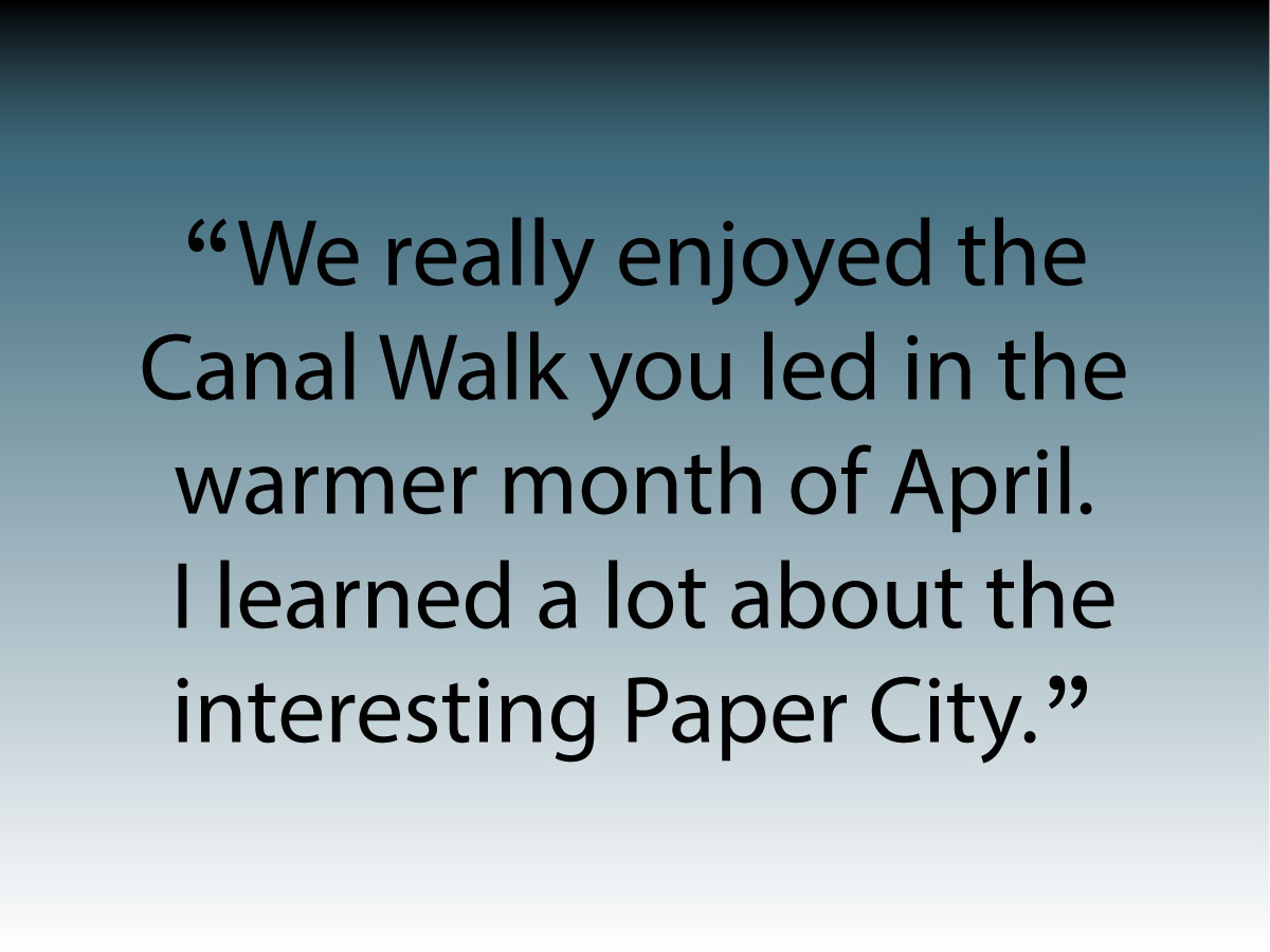 Quote: Canal walk